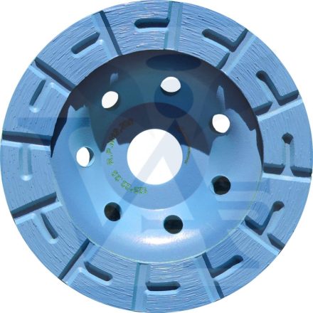 DIATECH gyémánt csiszolótányér CCW-ECO 125x22,2x5,5mm - KÉK LIMITED (Beton ÖREG-VASALT, márvány és gránit)