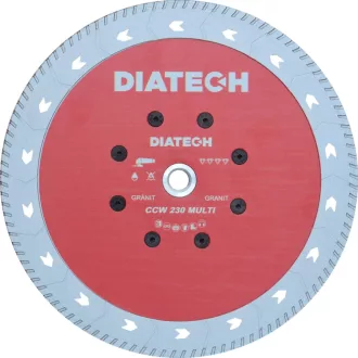   DIATECH gyémánt vágó és csiszolótárcsa GRÁNIT 230xM14  Flanssal (Gránit, nyers kőburkolat vágásához) AKCIÓ!