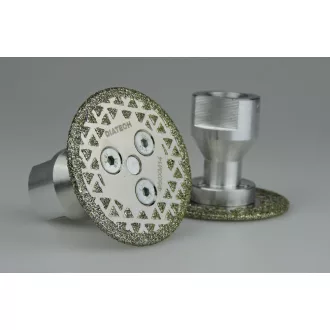   DIATECH gyémánt vágó és csiszolótárcsa MINI TETRA BLADE   50xM14  Flanssal (átfordítható) AKCIÓ!