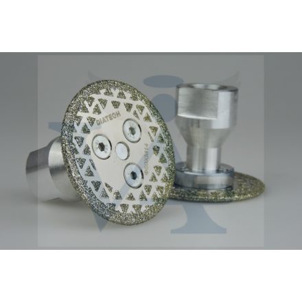 DIATECH gyémánt vágó és csiszolótárcsa MINI TETRA BLADE   50xM14  Flanssal (átfordítható) AKCIÓ!