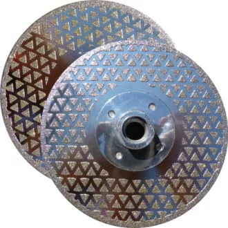   DIATECH gyémánt vágó és csiszolótárcsa TETRA BLADE 125xM14  Flanssal (mészkő, márvány, műanyag... stb vágásához)