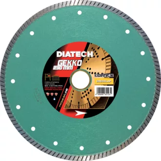   DIATECH gyémánt vágótárcsa GEKKO 230x22,2x  7,5mm (25,4mm tengelyre is alkalmas! Főleg greslap, gránitlap, kerámia vágásához)