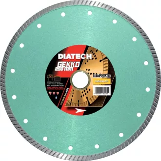   DIATECH gyémánt vágótárcsa GEKKO 250x22,2x  7,5mm (25,4mm tengelyre is alkalmas! Főleg greslap, gránitlap, kerámia vágásához)