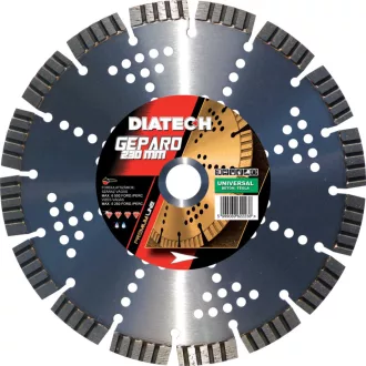   DIATECH gyémánt vágótárcsa GEPÁRD 230x22,2x12,0mm (Főleg beton, vasbeton vágásához)