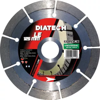   DIATECH gyémánt vágótárcsa LE 125x22,2x10,0mm (Általános építőipari anyagok és beton vágásához)