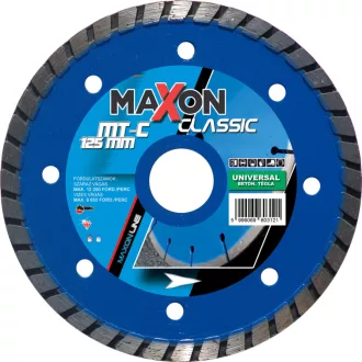   DIATECH gyémánt vágótárcsa MAXON Classic 125x22,2x  7,0mm Turbo (Beton, tégla, általános építőipari anyagok vágásához)
