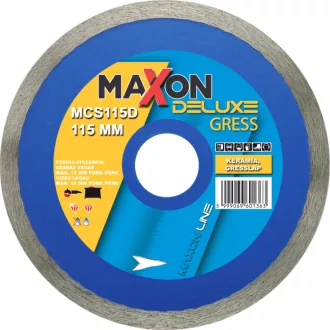   DIATECH gyémánt vágótárcsa MAXON Deluxe 115x22,2x  7,0mm (Főleg grelapok, kerámia, csempe vágásához)