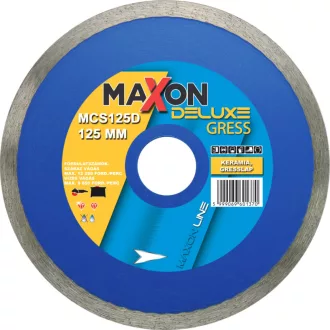   DIATECH gyémánt vágótárcsa MAXON Deluxe 125x22,2x  7,0mm (Főleg grelapok, kerámia, csempe vágásához)