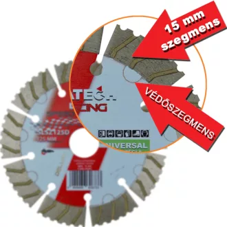   DIATECH gyémánt vágótárcsa SPEED RACING 125x22,2x10,0mm-SZEGMENSES DELUXE (Építőipari anyagok, burkolóanyagok vágásához)