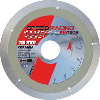   DIATECH gyémánt vágótárcsa SPEED RACING 115x22,2x  7,0mm (Építőipari anyagok, burkolóanyagok vágásához)