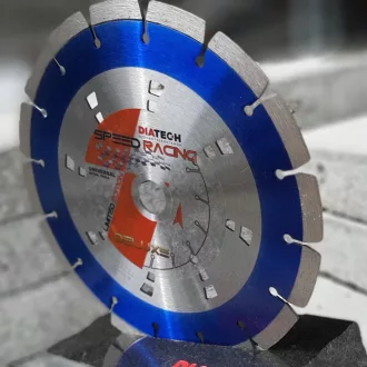   DIATECH gyémánt vágótárcsa SPEED RACING 230x22,2x10,0mm-SZEGMENSES (Építőipari anyagok, burkolóanyagok vágásához)