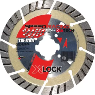   DIATECH gyémánt vágótárcsa SPEED RACING XL 115x22,2x  7,0mm (Univerzális, beton, tégla vágásához)
