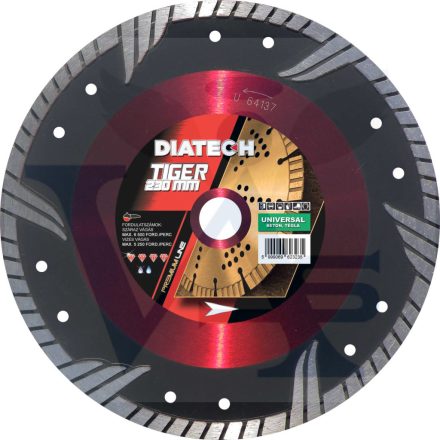 DIATECH gyémánt vágótárcsa TIGER 150x22,2x10,0mm (Főleg beton, vasbeton és gránit vágásához) OLDALSZEGMENS!