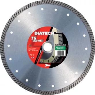   DIATECH gyémánt vágótárcsa TS 250x25,4x10,0mm (Építőipari anyagok, burkolóanyagok vágásához)