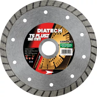   DIATECH gyémánt vágótárcsa TS-PLUSZ 150x22,2x10,0mm (Építőipari anyagok, burkolóanyagok, vasalt beton vágásához)