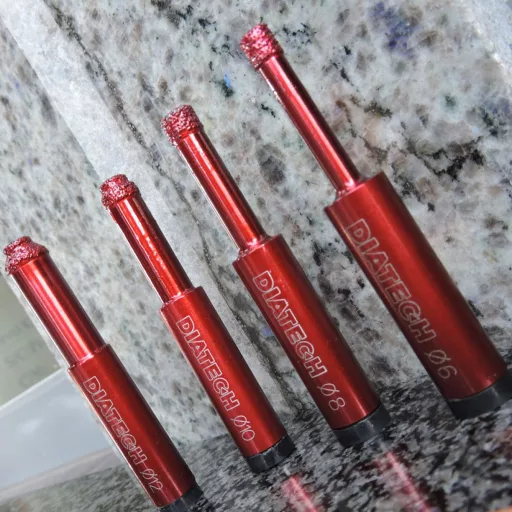 DIATECH gyémántfúró-Fúrógéphez   10mm PROFESSIONAL IPARI! (Csempe, Gres-Gránitlap)