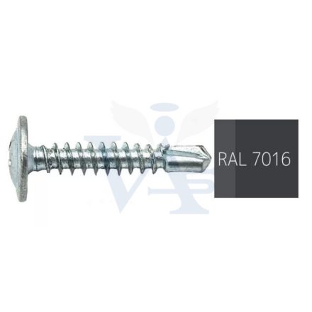 Lemezcsavar ÖNFÚRÓ-OF 4,2x  16,0mm  - OPEL-FEJ RAL7016  (Antracitszürke)