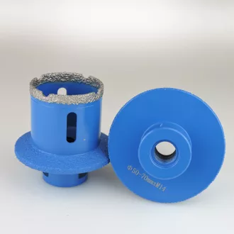   DIATECH lyukmaró-M14 50-70mm Gyémántszemcsés MAXON sarokcsiszolóhoz (mosogató lefolyó-fúró)