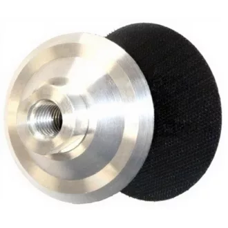   DIATECH tépőzáras gumitányér 100mm ALUMÍNIUM (M14, polírozó és fíbertárcsákhoz)