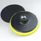 DIATECH tépőzáras gumitányér 100mm SÁRGA szivacsos (M14, polírozó és fíbertárcsákhoz)