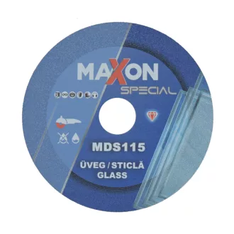   DIATECH üvegvágó és csiszolótárcsa MAXON 115x22,2x15,0mm (Galván bevonatú tárcsa)