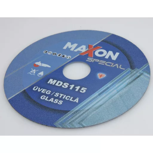 DIATECH üvegvágó és csiszolótárcsa MAXON 115x22,2x15,0mm (Galván bevonatú tárcsa)