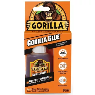   GORILLA faragasztó PU-D4   60ml - Poliuretán ém, kő, fa, kerámia, műanyag, üveg...stb)