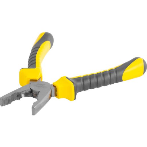 Egyetemes fogó 150mm STR-PRO:229657  Pvc nyél   (fekete/narancs)