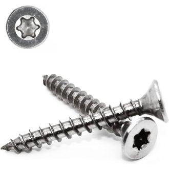   Faforgácslap-csavar    3,0x  18 TORX - Tövigmenet FEHÉR-HORGANYZOTT