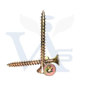   Faforgácslap-csavar    3,0x  30 TORX - Részmenet SÁRGA-HORGANYZOTT (18mm)