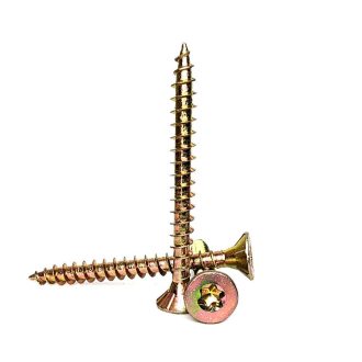 Faforgácslap-csavar    3,5x  20 TORX  - SÁRGA-HORGANYZOTT