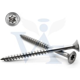   Faforgácslap-csavar    3,5x  35 TORX - Részmenet FEHÉR-HORGANYZOTT