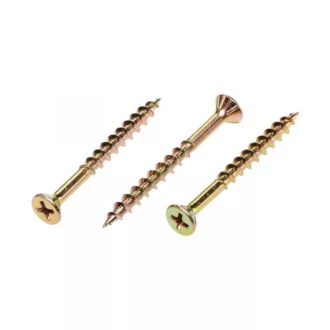   Faforgácslap-csavar RM 3,0x  35 SÜLLYE.  - SÁRGA PZ-2 Részmenet L=  35/21mm