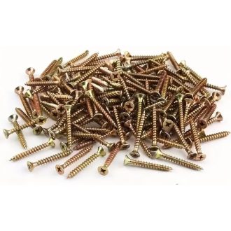   Faforgácslap-csavar RM Ömlesztett 5,0x100 SÜLLYESZTETT  - SÁRGA PZ-2 Részmenet L=100/64mm (1.500db)