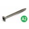Faforgácslap-csavar-A2 4,0x  70 DIN7505  - Süllyesztett fejű ROZSDAMENTES