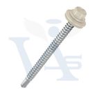 Lemezcsavar RAL 4,8x 19,0mm EPDM RAL1015  - ÖNFÚRÓ-FÉM HATL. DIN7504/K (elefántcsont-fehér)