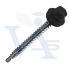Lemezcsavar RAL 4,8x 19,0mm EPDM RAL9005 - ÖNFÚRÓ-FÉM HATL. DIN7504/K (mélyfekete)