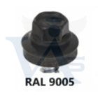 Lemezcsavar RAL 4,8x 19,0mm EPDM RAL9005 - ÖNFÚRÓ-FÉM HATL. DIN7504/K (mélyfekete)