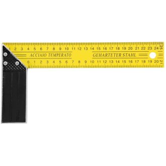   Ács derékszög   250mm STR-PRO 222631  - YPS-709 Sárga-hajlékony Acél Hobby