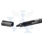 Filctoll permanent STREND-PRO FEKETE - vastag 4,0-5,0mm alkoholos kerek hegyű