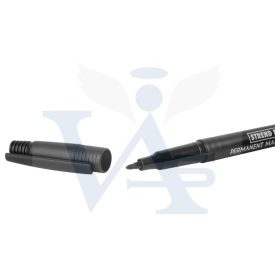   Filctoll permanent STREND-PRO FEKETE - vékony 2,0mm alkoholos kerek hegyű