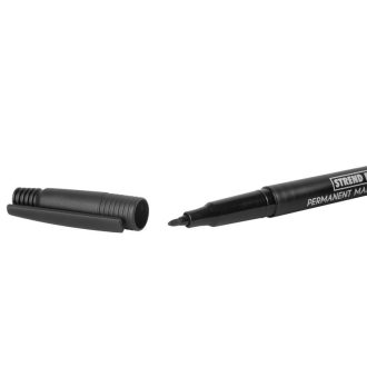   Filctoll permanent STREND-PRO FEKETE - vékony 2,0mm alkoholos kerek hegyű