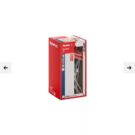 FISCHER billenőhorog 10mm Nylon - DUOTECH (gipszkatonhoz)