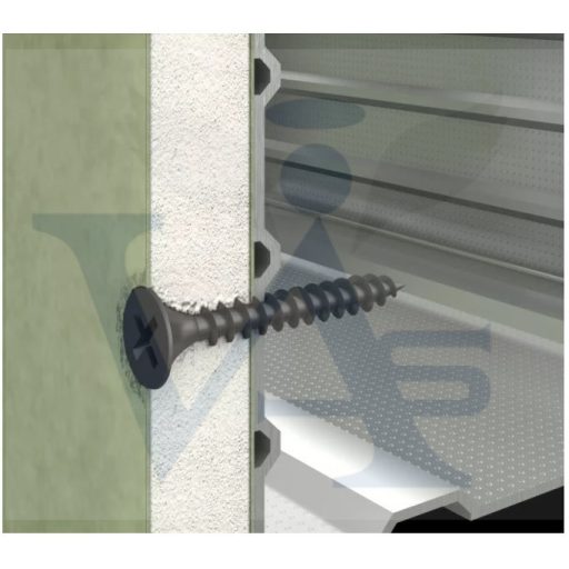 Gipszkartoncsavar FÉMHEZ 4,2x  90  - SŰRŰ Menetű