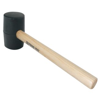   Gumi kalapács 65mm 680gr FEKETE STR-PRO  - PRÉMIUM-fanyelű