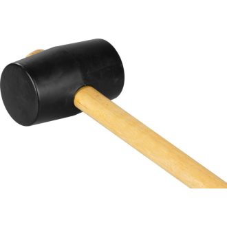   Gumi kalapács 65mm 900gr FEKETE STR-PRO  - PRÉMIUM-fanyelű