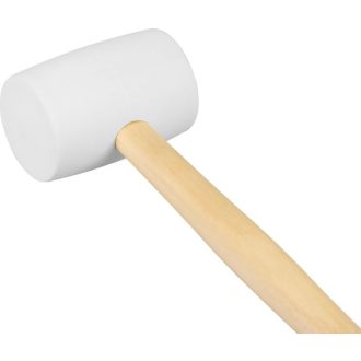 Gumi kalapács 90mm FA-nyél FEHÉR - IMPORT 900gr.