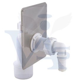   Mosógép szifon RM.  STY-511 Mosó-mosogatógéphez falba épít.rozsdamentes előlap