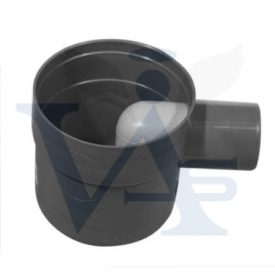 Szuez szifon 1-ágú PVC STY-551 Szürke PP