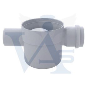 Szuez szifon 2-ágú PVC STY-552   PP tokos